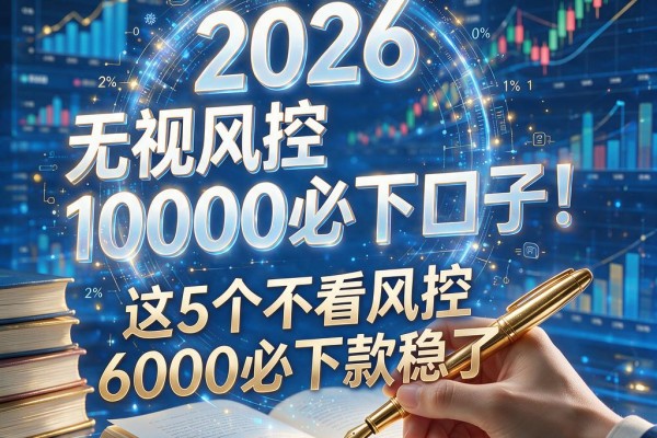 2026无视风控10000必下口子!这5个不看风控6000必下款稳了