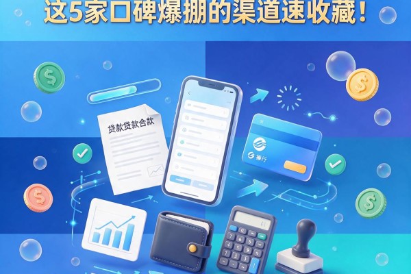 大额贷款不看征信线下审批，这5家口碑爆棚的渠道速收藏！