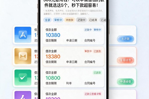 500元急用钱?可以申请借钱的软件就选这5个,秒下款超容易!