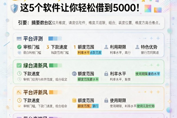 2026最新!芝麻信用分贷款黑户必看,这5个软件让你轻松借到5000