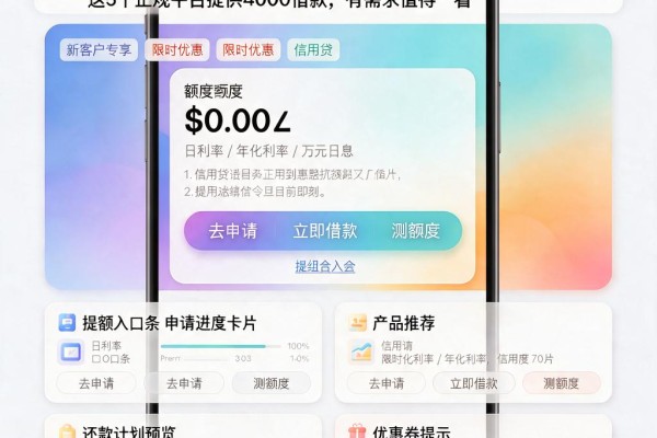 2026年最新聚合:急需小额贷款的平台有哪些?这5个正规平台提供4000借款,有需求值得一看