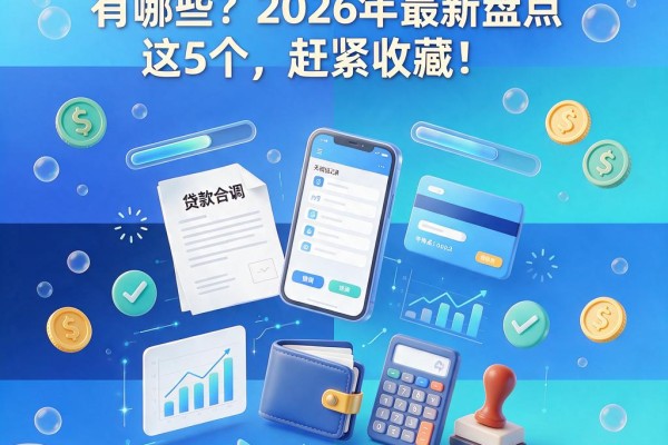 无视征信记录的借款软件有哪些?2026年最新盘点这5个,赶紧收藏!