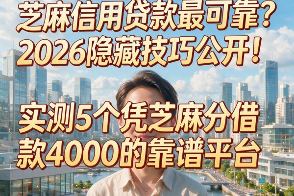 芝麻信用贷款最可靠?2026隐藏技巧公开!实测5个凭芝麻分借款4000的靠谱平台