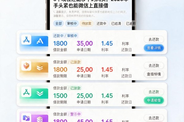 5个现在还能秒下的网贷，2026年手头紧也能微信上直接借