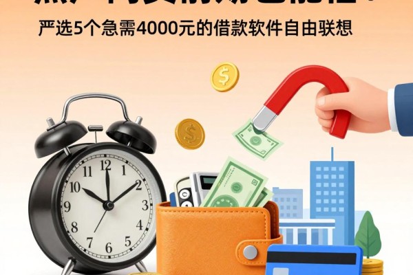 黑户网贷逾期也能借?严选5个急需4000元的借款软件