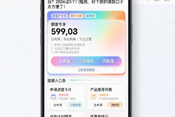 急用钱必看！哪里可以借五万分期36期的平台？2026这5个门槛低、好下款的借款口子太方便了