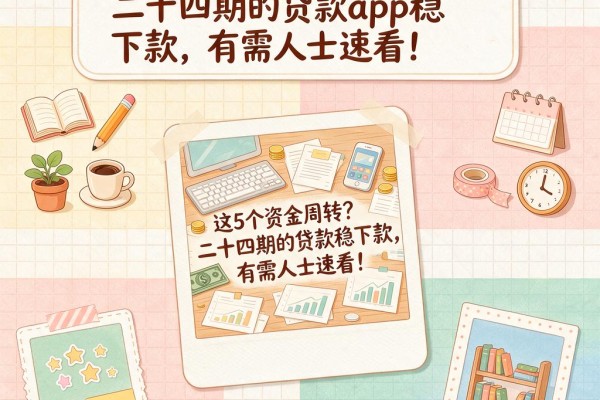 急需资金周转？这5个能分二十四期的贷款app稳下款，有需人士速看！
