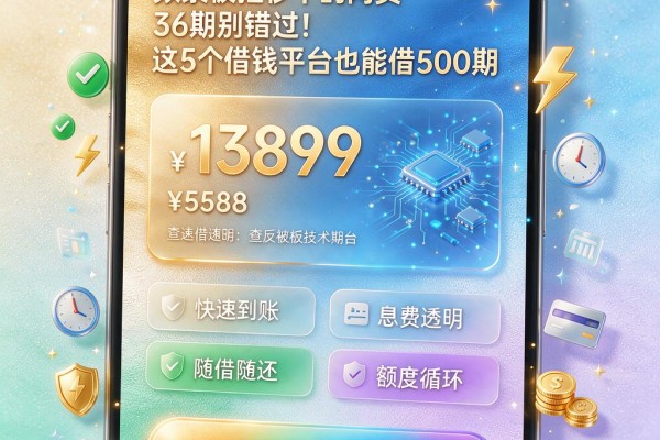 频繁被拒秒下的网贷36期别错过!这5个借钱平台也能借500期