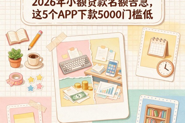 芝麻信用分580分也能借！2026年小额贷款名额告急，这5个APP下款5000门槛低