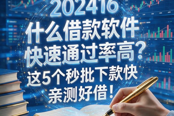 什么借款软件快速通过率高？这5个秒批下款快，亲测好借！