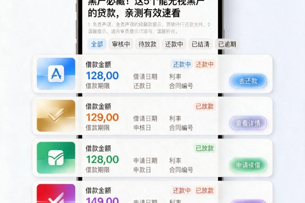 黑户必藏！这5个能无视黑户的贷款，亲测有效速看
