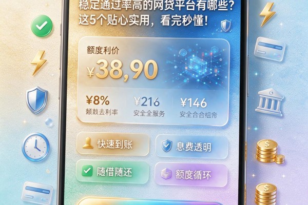 稳定通过率高的网贷平台有哪些?这5个贴心实用,看完秒懂!
