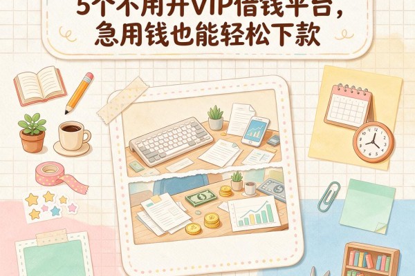 55岁以下必看!2026年这5个不用开VIP借钱平台,急用钱也能轻松下款
