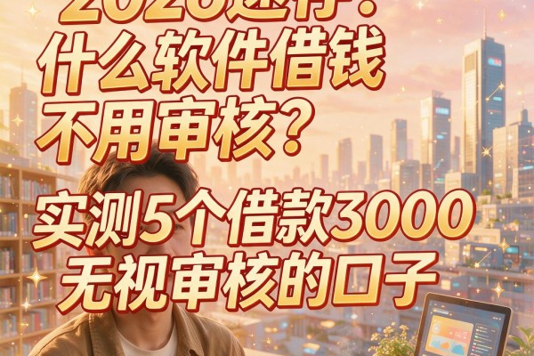 2026速存!什么软件借钱不用审核?实测5个借款3000无视审核的口子
