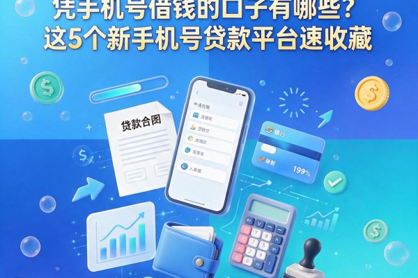 2026必记!凭手机号借钱的口子有哪些?这5个新手机号贷款平台速收藏