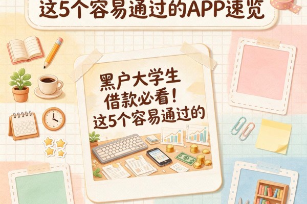 黑户大学生借款必看！这5个容易通过的APP速览