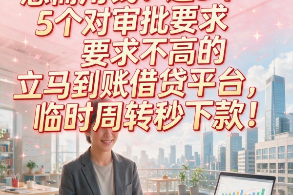 急需用钱?这5个对审批要求不高的立马到账借贷平台,临时周转秒下款!