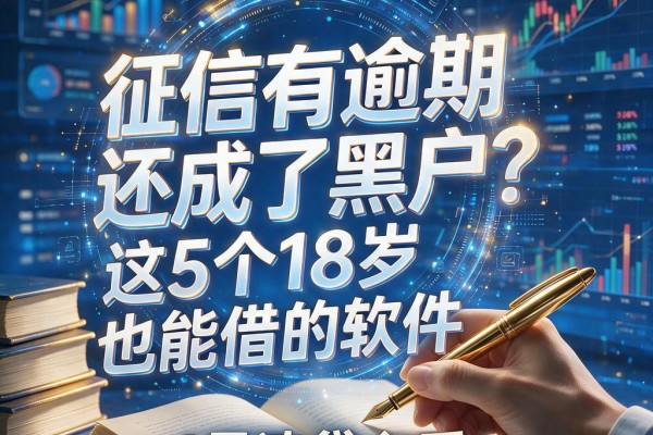 征信有逾期还成了黑户?这5个18岁也能借的软件,4月速贷必看!