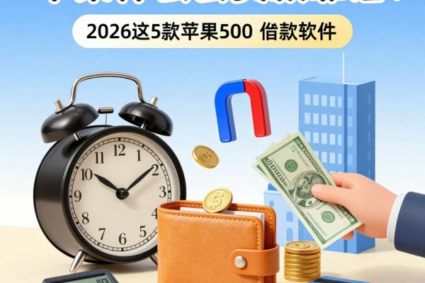 苹果什么软件贷款靠谱？2026这5款苹果500借款软件资质要求不高放心选
