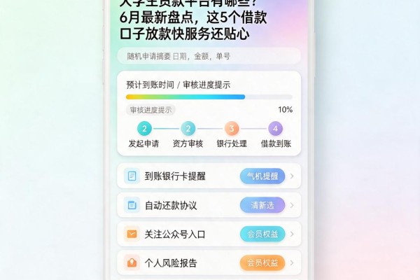 大学生贷款平台有哪些?6月最新盘点,这5个借款口子放款快服务还贴心