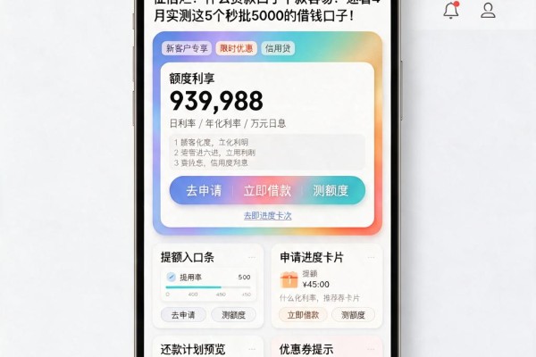 征信黑了、征信不好、征信烂?什么贷款口子下款容易?速看4月实测这5个秒批5000的借钱口子!