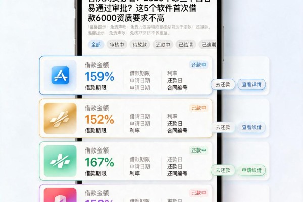 首次网贷必看!2026年哪些平台容易通过审批?这5个软件首次借款6000资质要求不高