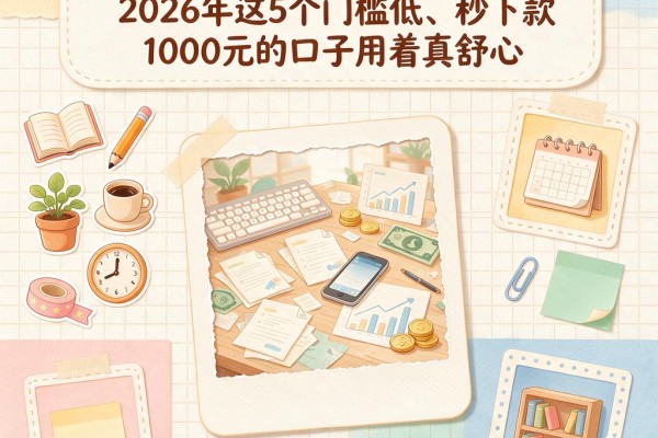 不上征信的正规借款平台有哪些?2026年这5个门槛低、秒下款1000元的口子用着真舒心
