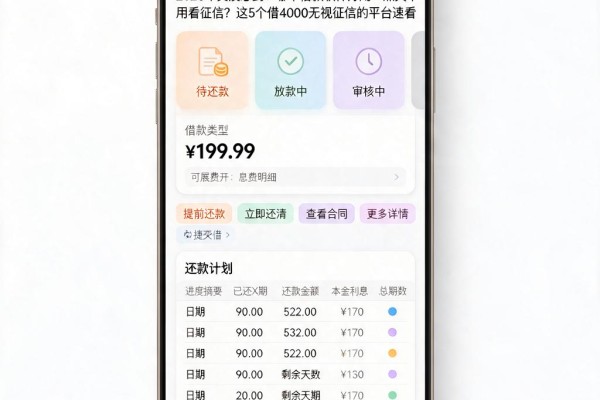 2026年真没想到！哪个借款软件好用一点又不用看征信？这5个借4000无视征信的平台速看