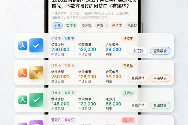 2026最新拆解：这五个网贷黑户渠道收费曝光，下款容易过的网贷口子有哪些？