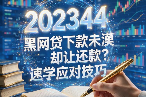 黑网贷下款未成功却让还款?速学应对技巧,附5个正规贷款平台可下款