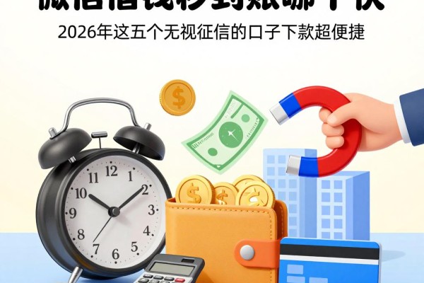 微信借钱秒到账哪个快?2026年这五个无视征信的口子下款超便捷