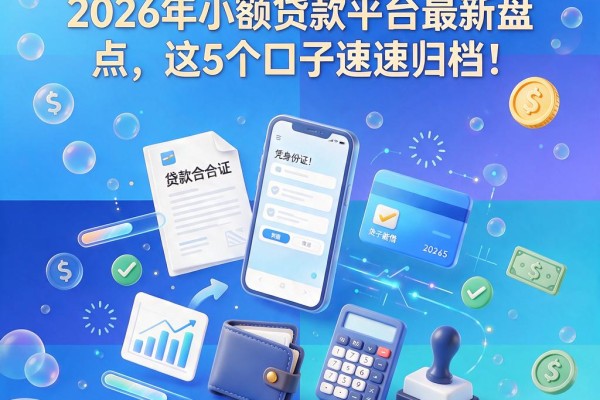 凭身份证就能借!2026年小额贷款平台最新盘点,这5个口子速速归档