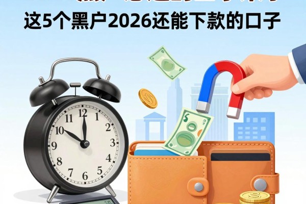 2026黑户必过的口子来了!这5个黑户2026还能下款的口子,借款秒到账