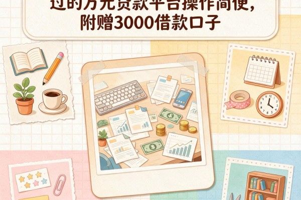 急需万元周转?这5个容易通过的万元贷款平台操作简便,附赠3000借款口子