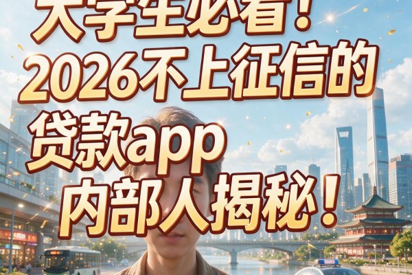 大学生必看!2026不上征信的贷款app内部人揭秘