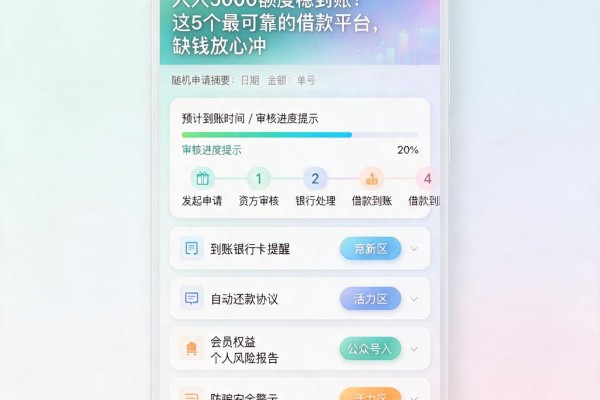 人人5000额度稳到账!这5个最可靠的借款平台,缺钱放心冲