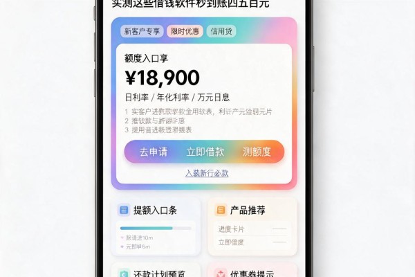 急用钱必看!容易过的贷款推荐,实测这些借钱软件秒到账四五百元