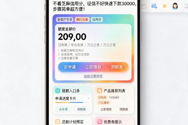 征信黑了烂了也能借钱!2026这5个APP不看芝麻信用分,征信不好快速下款30000,步骤简单超方便