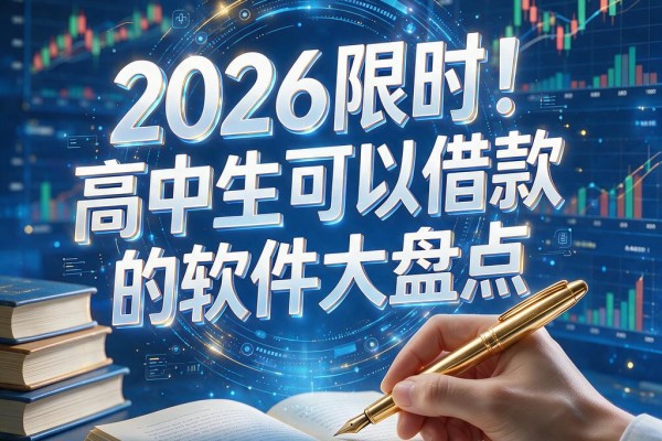 2026限时!高中生可以借款的软件大盘点,这5个平台最高可贷6000