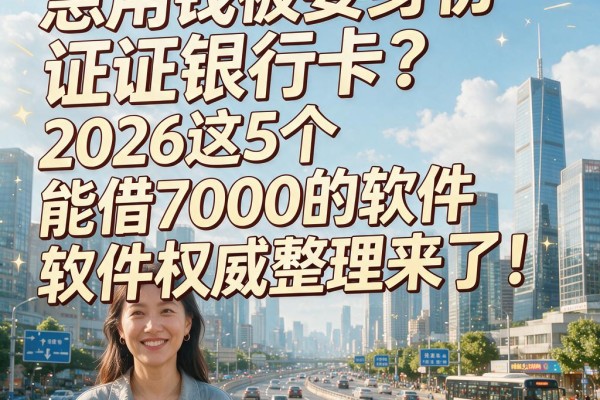 急用钱被要身份证银行卡?2026这5个能借7000的软件权威整理来了!
