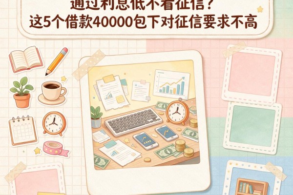 急用钱必看!什么软件借钱最快通过利息低不看征信?这5个借款40000包下对征信要求不高