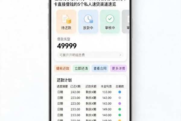 征信花了急用3万？2026凭身份证银行卡直接借钱的5个私人速贷渠道速览