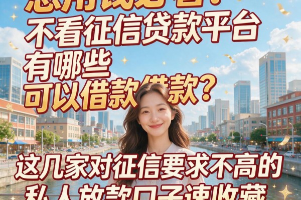 急用钱必看!不看征信贷款平台有哪些可以借款?这几家对征信要求不高的私人放款口子速收藏