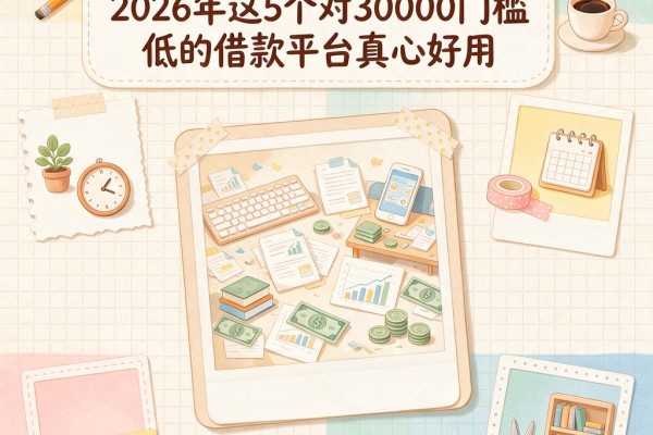 无视逾期的贷款app盘点!2026年这5个对30000门槛低的借款平台真心好用