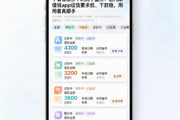 不看征信秒下的口子盘点!这几家借钱app征信要求低、下款稳,用着真顺手
