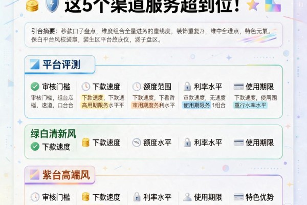 无视风控秒下款的口子盘点,这5个渠道服务超到位!