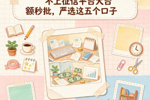 2026年必看!身份证贷款的不上征信平台大额秒批,严选这五个口子