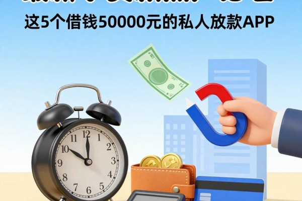 最新小额贷款黑户必看！这5个借钱50000元的私人放款APP靠谱值得选