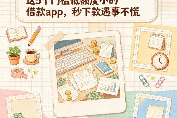 2026应急必备！这5个门槛低额度小的借款app，秒下款遇事不慌