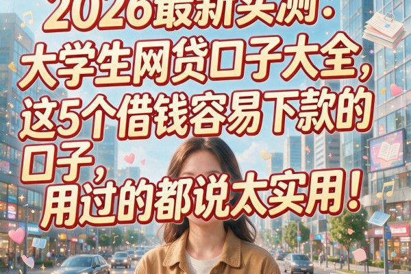 2026最新实测：大学生网贷口子大全，这5个借钱容易下款的口子，用过的都说太实用！